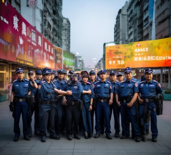 张店警方与宣传广告公司，共同守护社会的和谐与安全